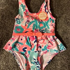 New, never worn 3 month baby girl swimsuit